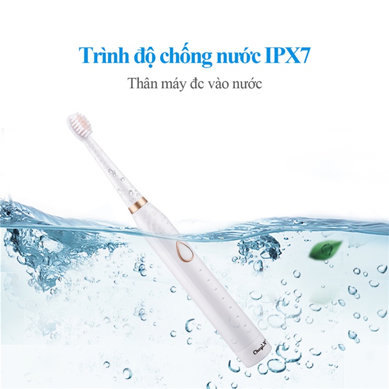 Ảnh CkeyiN Bàn chải đánh răng điện làm trắng 3 trong 1 với công nghệ sóng siêu âm KQ135 3