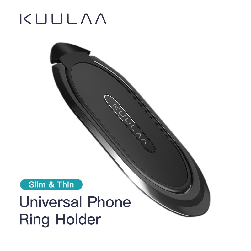 Nhẫn đỡ điện thoại KUULAA chất liệu kim loại kiểu dáng sáng tạo
