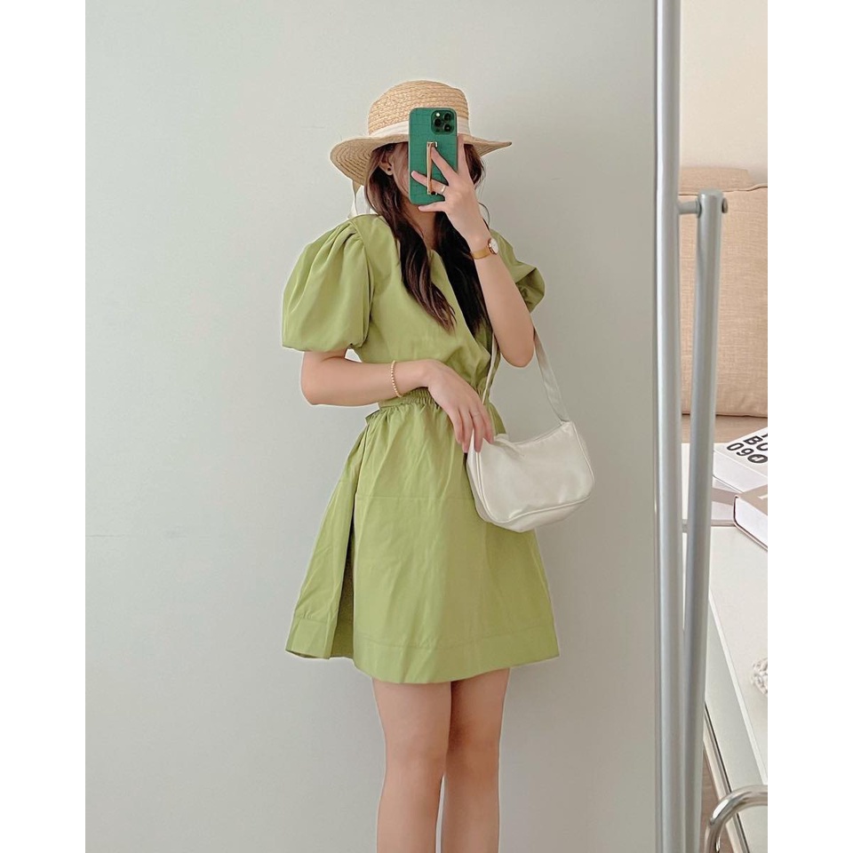 ĐẦM BO EO THẮT NƠ LƯNG NỮ THANH LỊCH, TÔN DÁNG MỀM MẠI | MEOINDAHOUSE