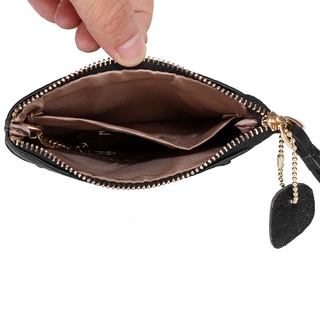 Ví Đựng Tiền Xu mini Bằng Da Siêu Mỏng Có Khóa Kéo Họa Tiết Hoạt Hình Dễ Thương Cho Nữ
