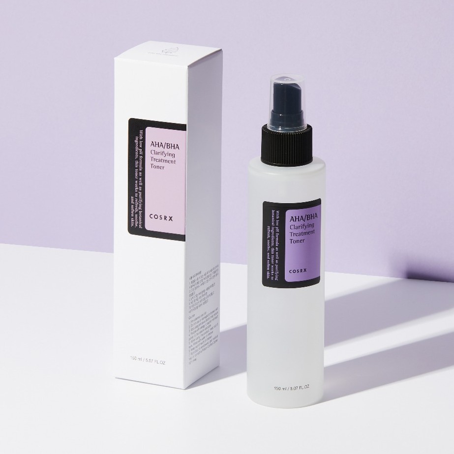 Ảnh Combo Gel Rửa Mặt Low pH Tràm Trà + Nước Hoa Hồng Tẩy Tế Bào Chết Hoá Học COSRX AHA/BHA Toner 150ml 3