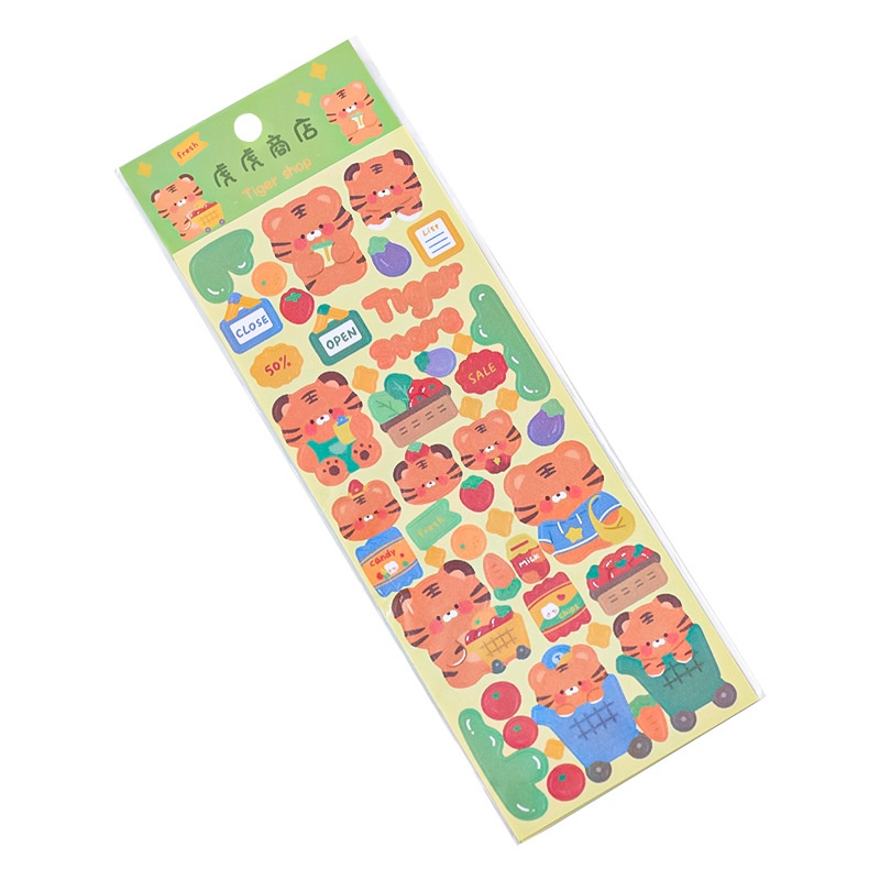3 Sticker, Nhán Dán Fullcorlor 6*17,5Cm