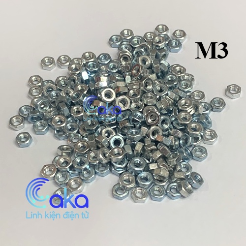 Tán M3, Đai ốc M3 (100pcs) | Shopee Việt Nam