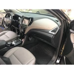 Thảm lót ô tô KATA cho xe Hyundai Santafe bản 7 chỗ (2013-2018) - Khít với sàn, Chống trơn, Không mùi, Không ẩm mốc — ảnh 3