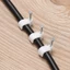 VVDZA 100 Chiếc Fixer Giá Đỡ Đa Năng Bền Dây Quản Lý Phụ Kiện Điện Phần Cứng Tổ Chức Kẹp