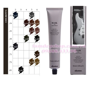 Nhuộm Tóc Davines Mask With Vibrachrom Mã Màu Nâu Lạnh /14 (100ml) (cần mua thêm trợ nhuộm)