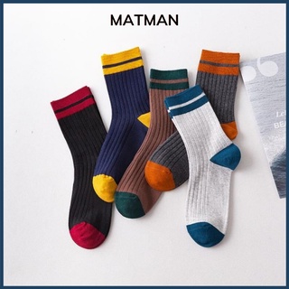 Tất nam nữ vớ chân nam nữ cotton co giãn thoáng khí