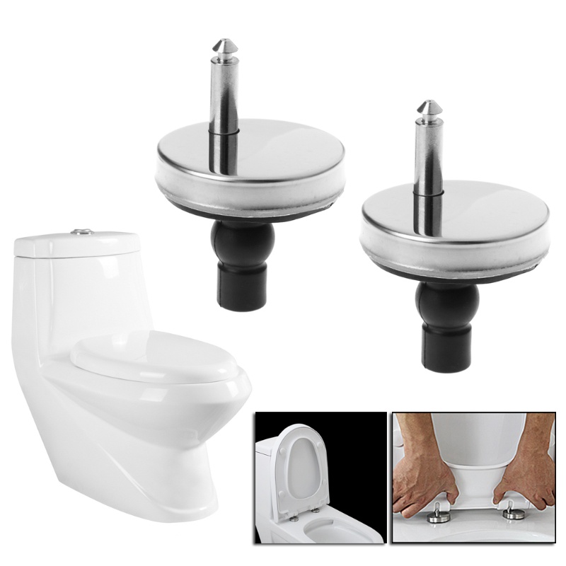 Bang 2 Chiếc Ghế Vệ Sinh Bản Lề Mềm Phát Hành Nhanh Phù Hợp Với Thay Thế Đa Năng Thép Không Gỉ Ghế Vệ Sinh Top Fix Bản Lề Har