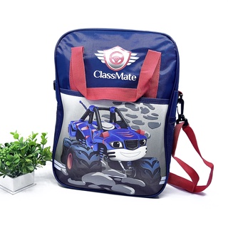 Cặp Học Thêm CLASSMATE, Chất Vải Cao Cấp, Họa Tiết Xe Đua Siêu Dễ Thương CL-SB504