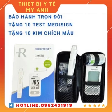 Máy đo đường huyết - Máy đo tiểu đường GM550
