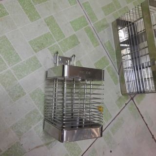 Ống đựng đũa muỗng 2 ngăn inox 304 - Giỏ đũa inox 304