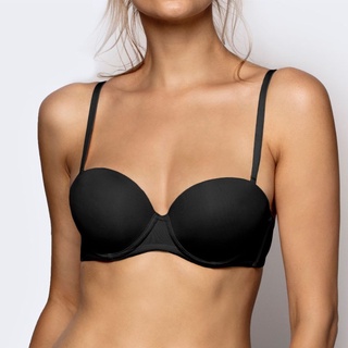 Áo ngực có gọng nâng ngực không dây đệm mút vừa ôm trọn vòng 1 tạo khe sexy và gợi cảm A-8523