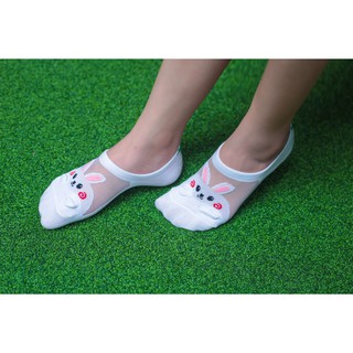 [MUA 2 TẶNG 1]Tất vớ lười nữ hình thú cute Kikiya cao cấp Hàn Quốc W-N-015 (Chính Hãng)