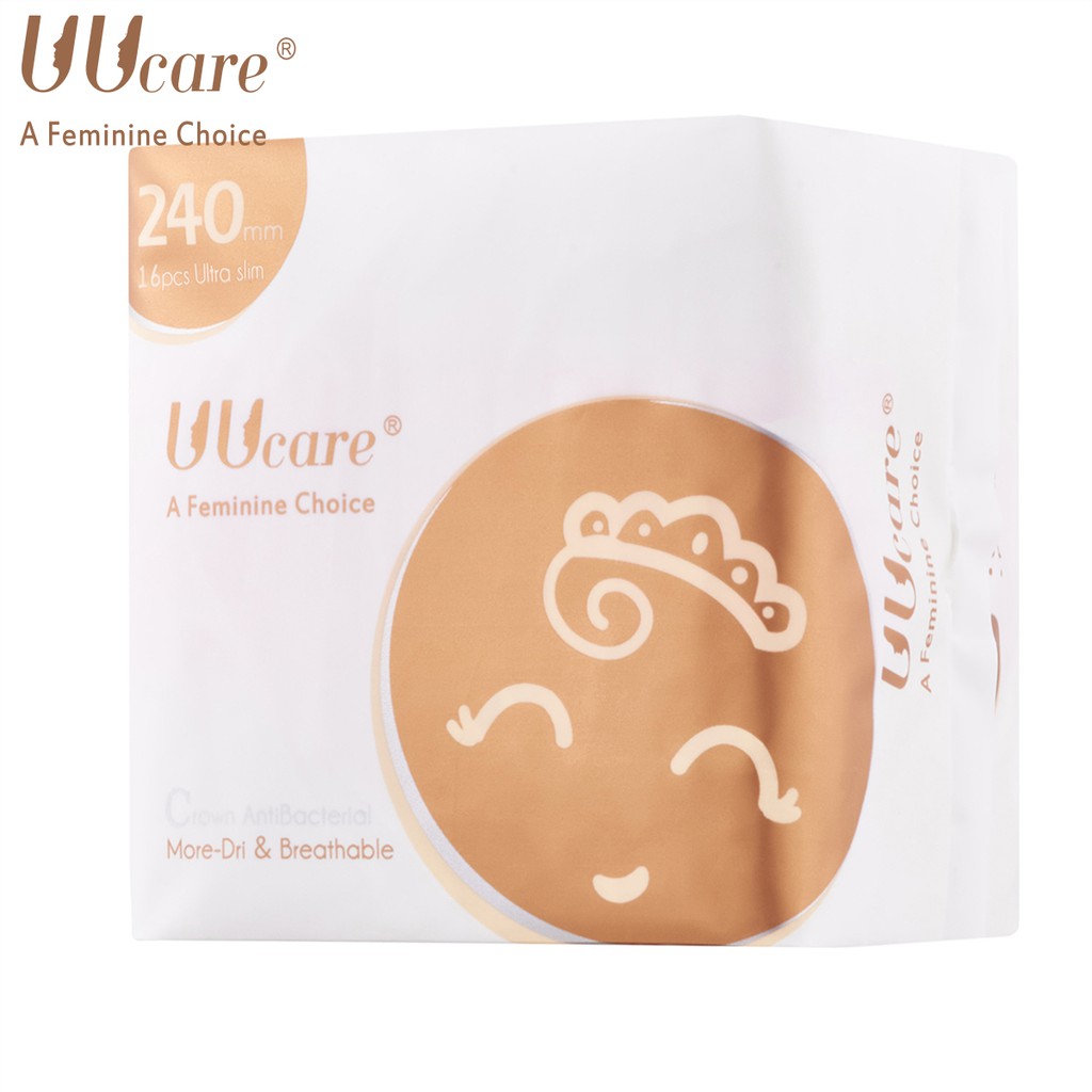 Ảnh Băng vệ sinh UUcare Crown Antibacterial ban ngày 24cm 3