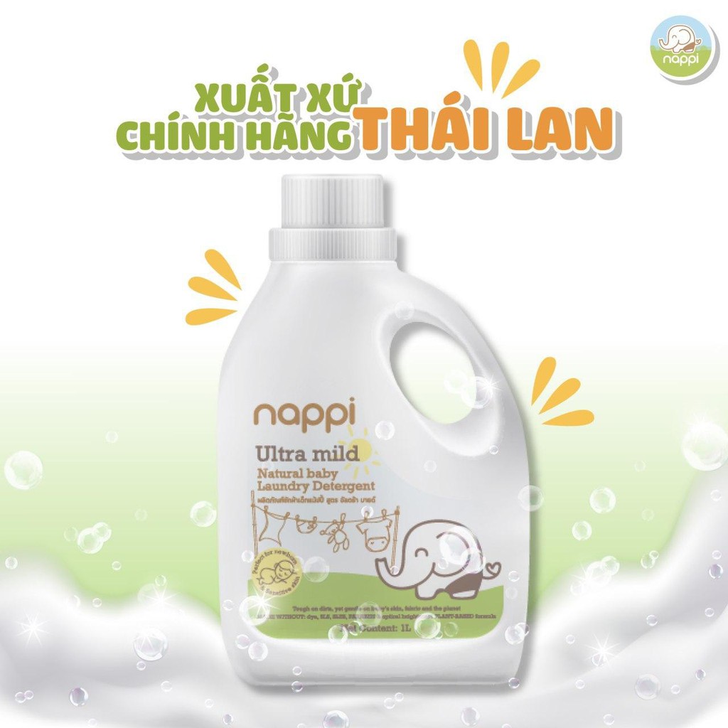 Ảnh Combo 3 CHAI Nước giặt dầu cọ Nappi 1000ml 2