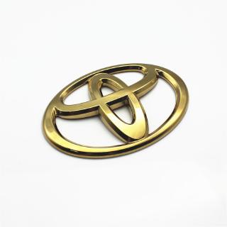 Áp dụng cho Toyota Corolla Camry RAV4 Highlander, v.v. biểu tượng phía trước hoặc biểu tượng phía sau logo mạ ABS