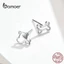 Bamoer Bông Tai bạc 925 Hình Chó / Mèo Chống Dị Ứng sce649