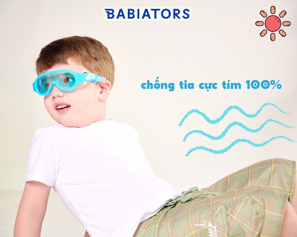 Mô tả Kính bơi cho bé Babiators - Xanh Ca-ri-bê, từ 3 tuổi - 3