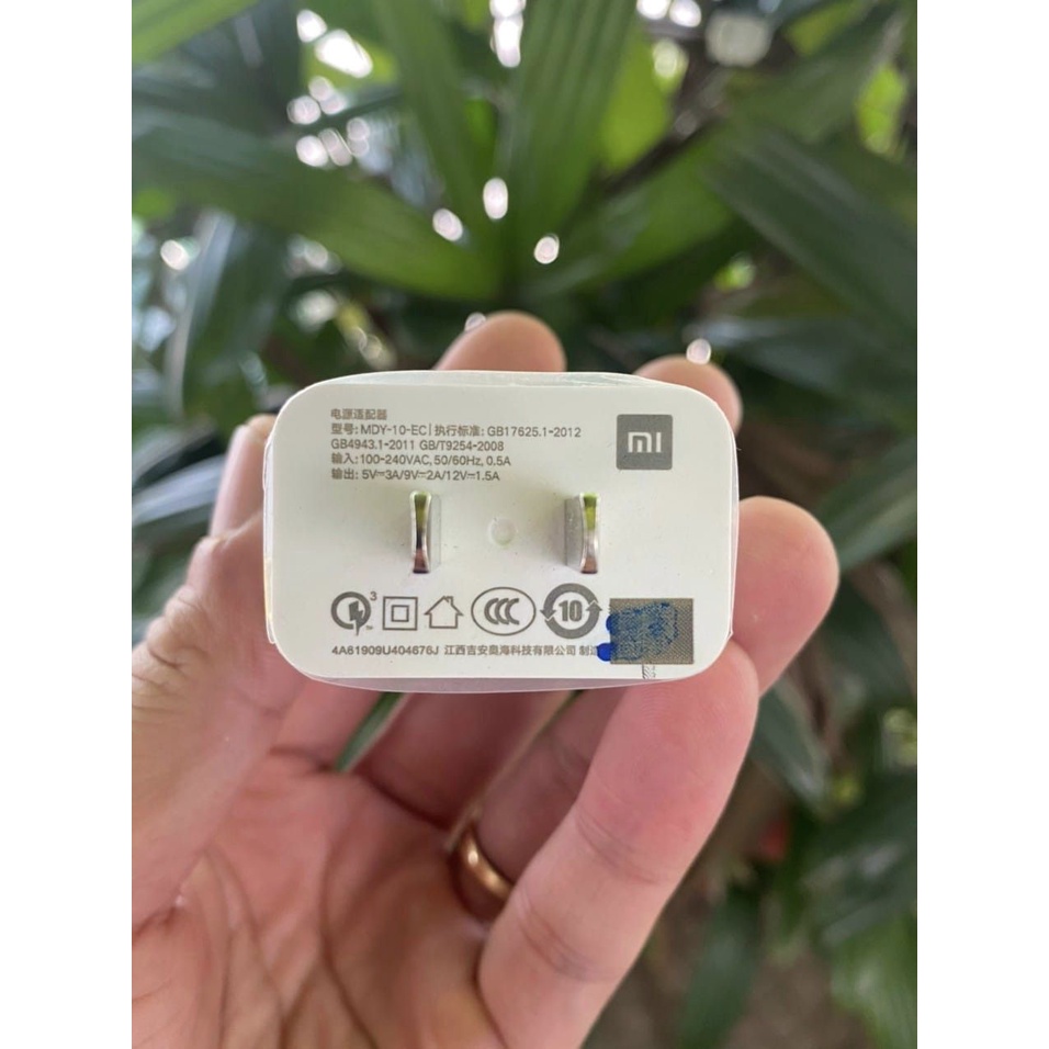 CỦ SẠC 10-18W XIAOMI DÙNG CHO OPPO, XIAOMI, VSMART,SONY,....