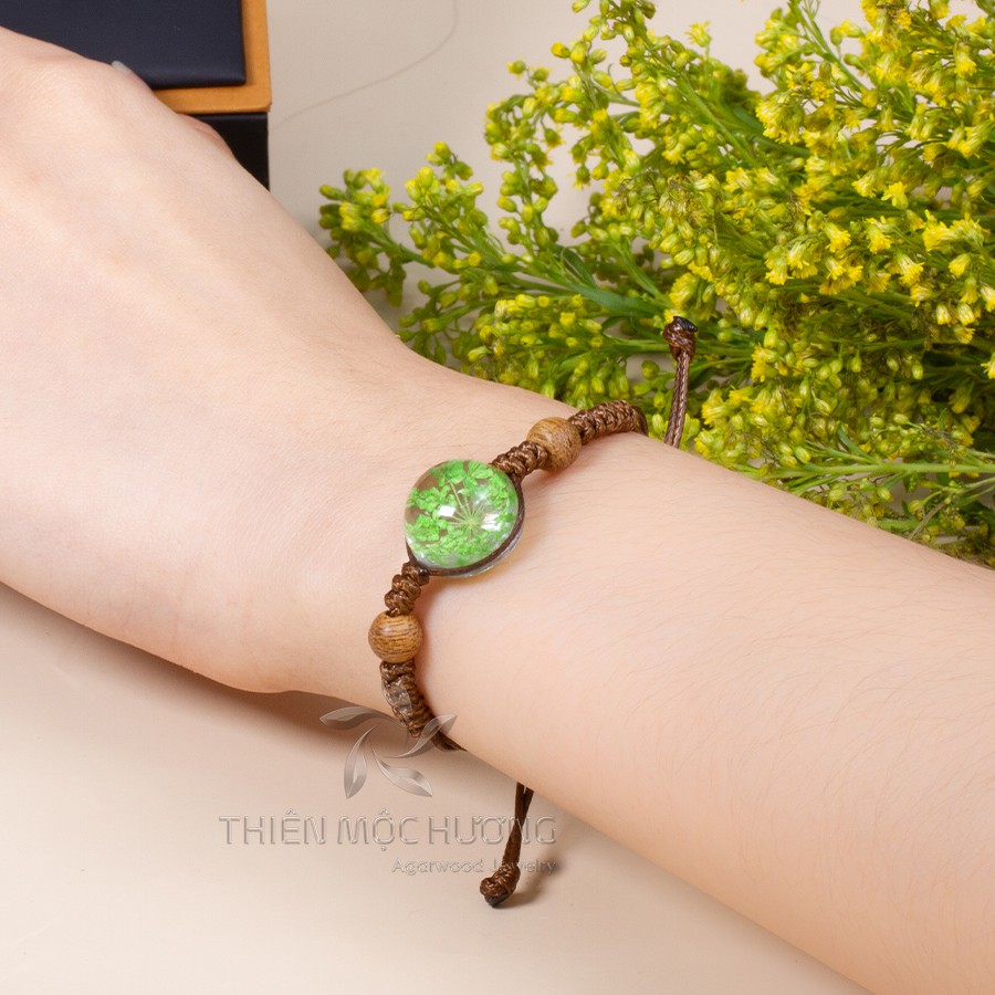 Ảnh Vòng tay trầm hương tự nhiên ngọc nhị trầm THIÊN MỘC HƯƠNG may mắn thành công hạnh phúc 2
