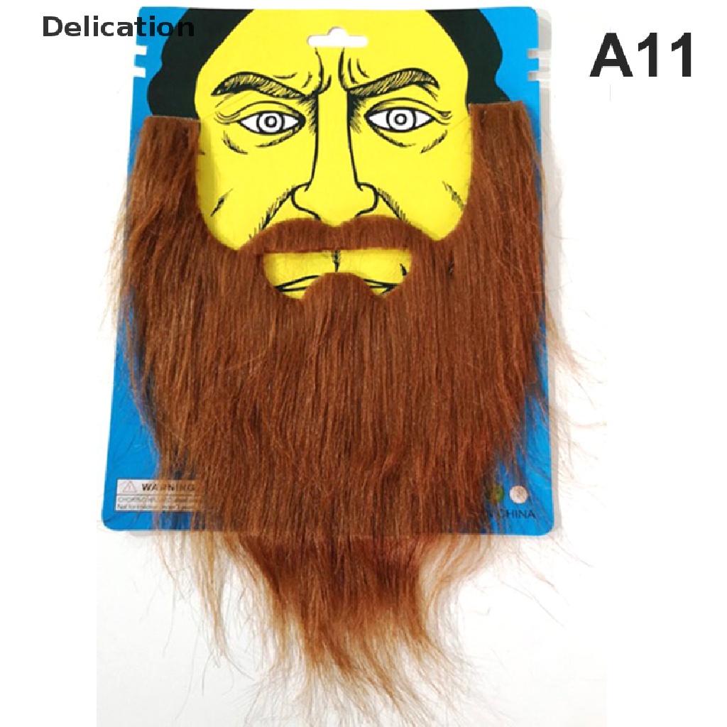 [elebuy] Trang phục vui nhộn tiệc cướp biển ria mép cosplay râu giả râu ...