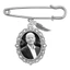 GODD Họ Ảnh Đá Quý Giá Đỡ Thổ Cẩm Mặt Dây Chuyền Bó Hoa Charm Pin Cưới Boutonniere