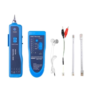 t6 CAT6A Máy Thăm Dò Dây Cáp RJ11 Thiết Bị Dò Dây Điện Thoại Mực LAN Ethernet Kiểm Tra Cáp Mạng Detector Bộ Dò Đường Dây