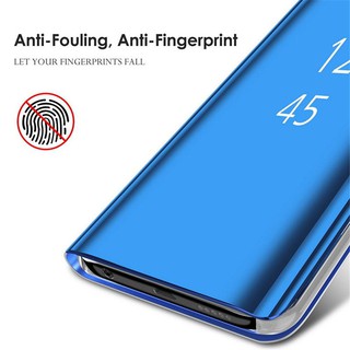 Ốp lưng lật gương thông minh từ tính Xiaomi Redmi Note 13 Pro 13Pro Note13 Note13Pro 4G 5G Aksen Cermin Mewah