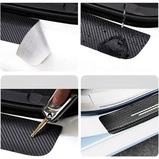 Sticker Sợi Carbon Dán Bảo Vệ Đuôi Xe Hơi Toyota Vios Avanza Yaris Corolla Camry CHR RAV4