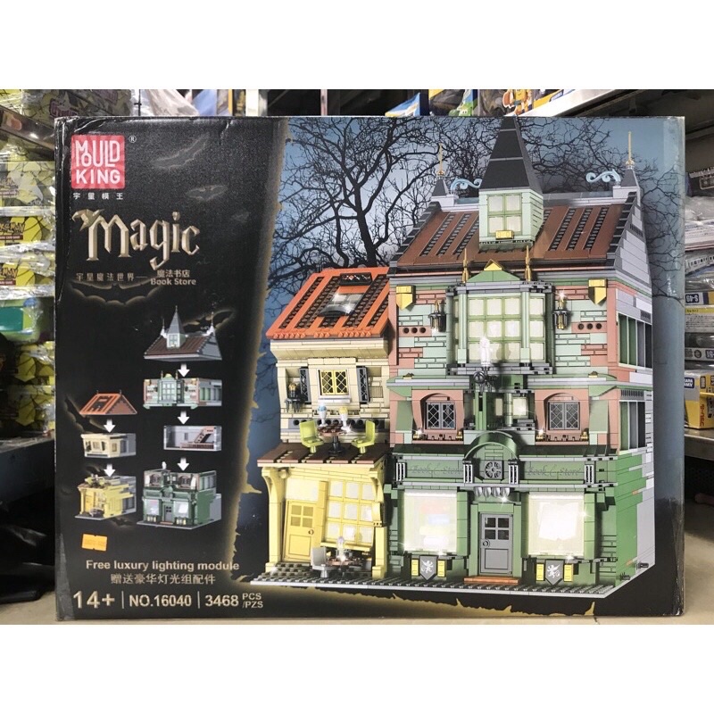 Lắp Ghép Harry Potter Magic Book Store Hiệu Sách và Tiệm Kem Của ...