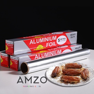 AMZO_GIẤY BẠC NƯỚNG BẰNG NHÔM CAO CẤP DÙNG CHO LÒ NƯỚNG, NỒI CHIÊN KHÔNG DẦU 30CMx3M/ 45CMx3M