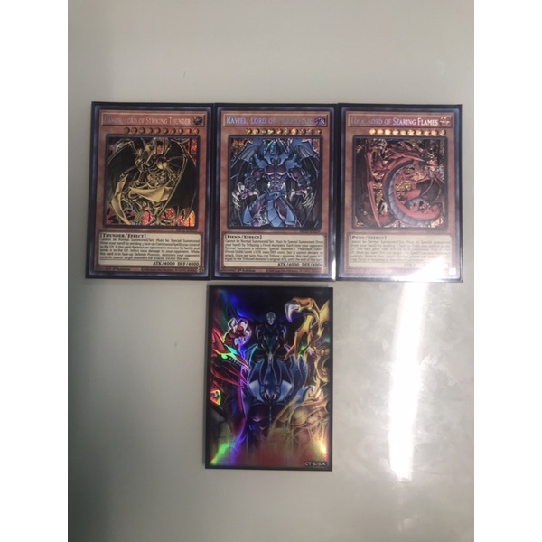 Thẻ bài yugioh Set tà thần Uria, Raviel, Hamon prismatic secret rare ...