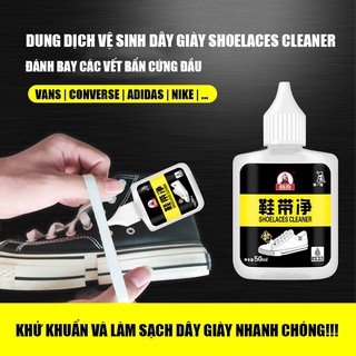Dung dịch vệ sinh dây giày SHOELACES CLEANER 50ml - GiayOmega