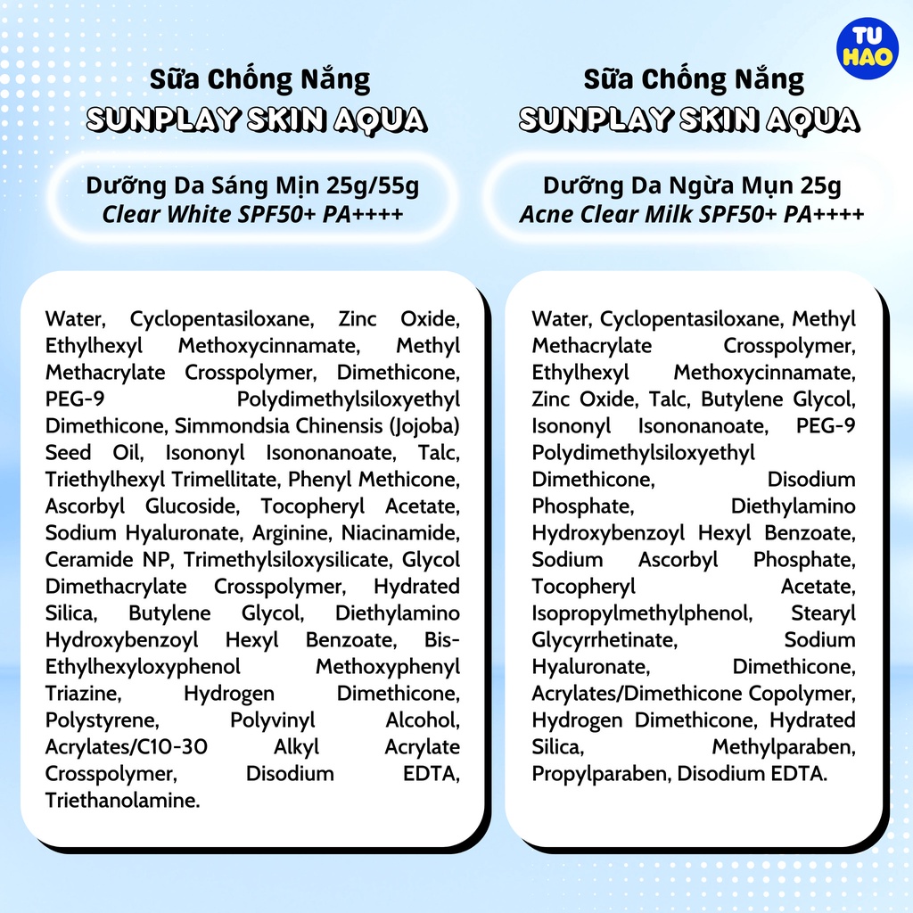 Mô tả Kem Chống Nắng Sunplay Dưỡng Da Ẩm Mượt Trắng Mịn Spf 50+ Pa+++ 25G/55G/70G - Từ Hảo - 1