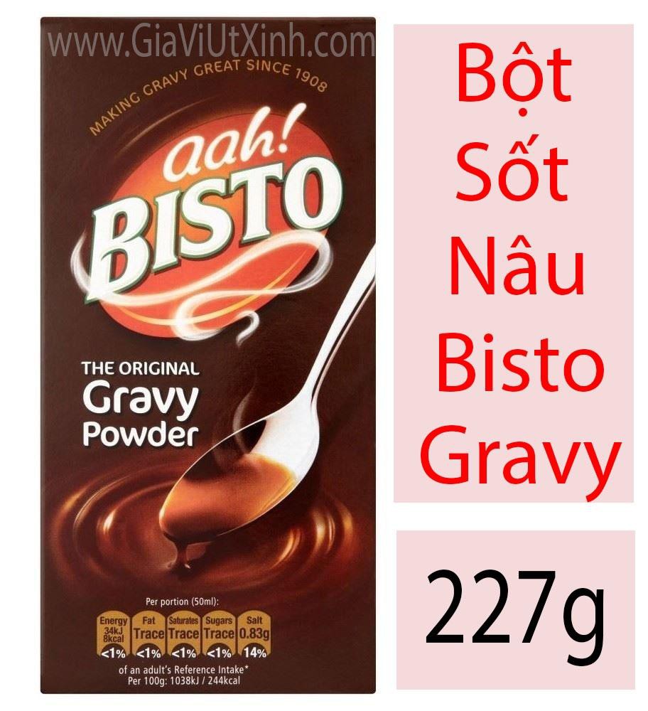 [LUÔN CÓ HÀNG] BỘT SỐT NÂU BISTO GRAVY 227G aah ! BISTO THE ORIGINAL GRAVY POWDER Shopee