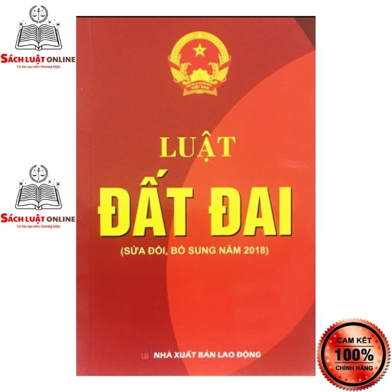 Sách - Luật đất đai (NXB Lao động)