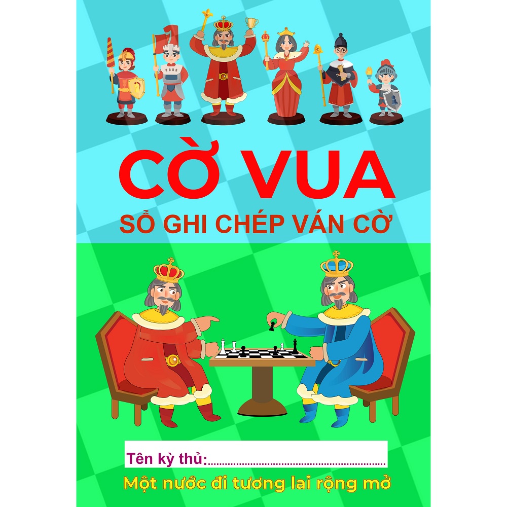 Ảnh Sổ ghi chép ván cờ vua (Biên bản thi đấu) DƯƠNG SINH, khổ A6, 64 trang 1