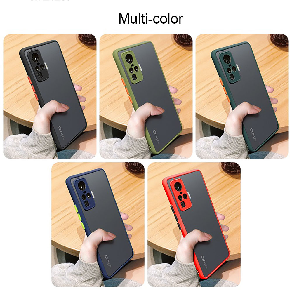 Ốp điện thoại nhám chống sốc cho VIVO Y17s Y27 Y02 Y02A Y02t Y22 Y22s Y16 Y35 Y55 4G 5G 2022 2023