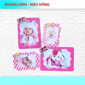 KHUNG HÌNH GIẤY THEO MÀU-SET 4 KHUNG