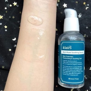 [Klairs] Tinh chất Klairs Rich Moist Soothing Serum 80ml