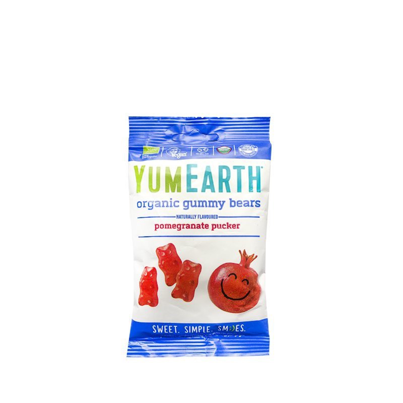 Kẹo dẻo hữu cơ hình gấu vị trái cây Yumearth 50g