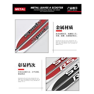 Peugeot 301 308 408 508 2008 3008 308s tấm lá kim loại logo xe sửa đổi bên ký nhãn dán 2 chiếc