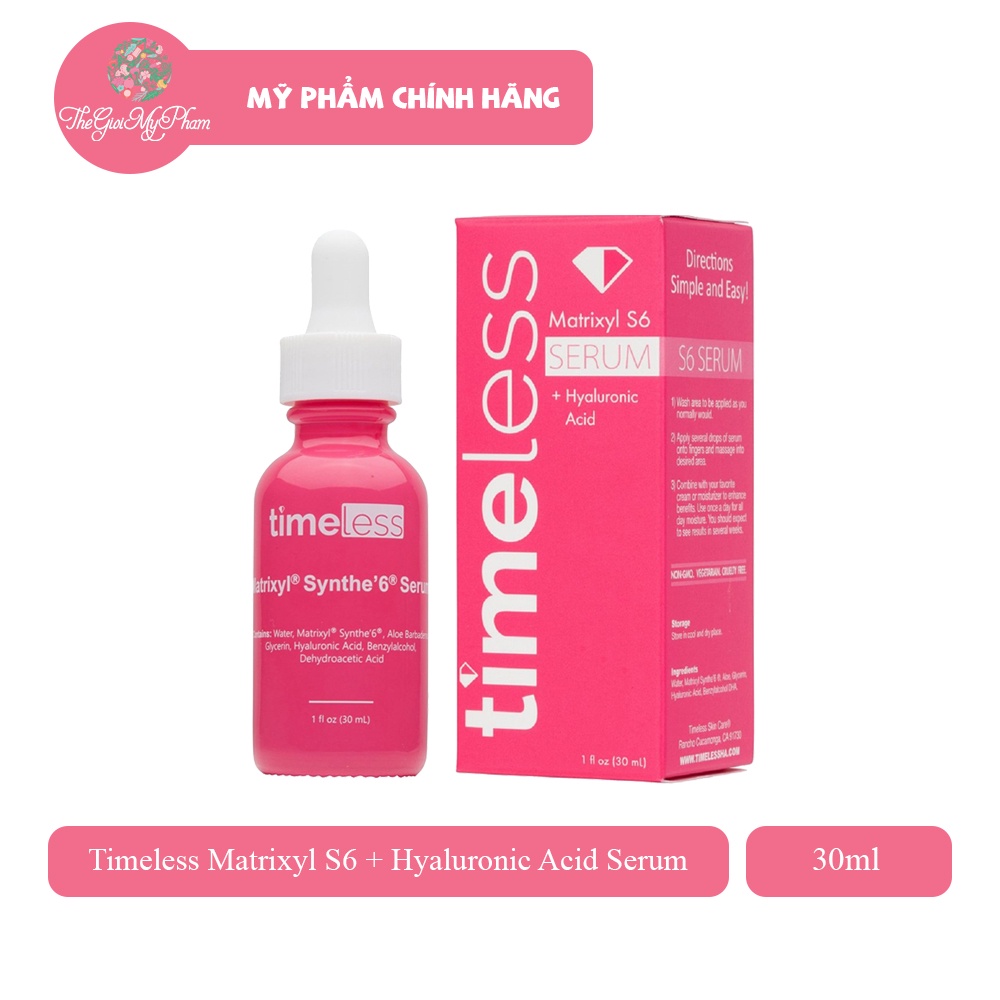 Tinh Chất Chống Lão Hóa Timeless Matrixyl S6 + Hyaluronic Acid 30ml ...