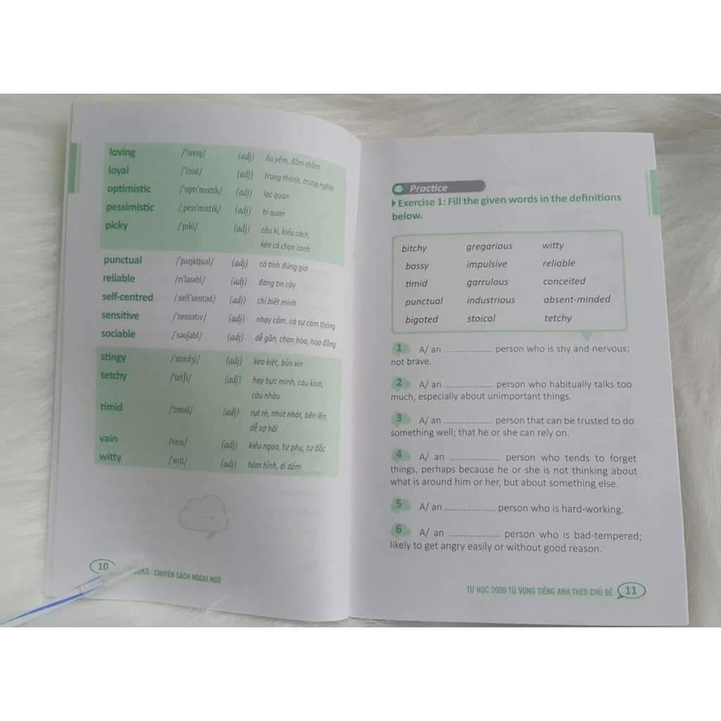 Ảnh SÁCH - Tự Học 2000 Từ Vựng Tiếng Anh Theo Chủ Đề - Tái Bản 2019 Tặng Post Card Danh Ngôn 2