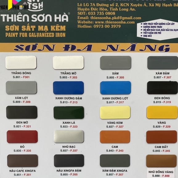 [CHÍNH HÃNG]SƠN SẮT MẠ KẼM SƠN 1 THÀNH PHẦN KOBA 800g [CÓ XUẤT HĐ GTGT](MẪU MỚI)