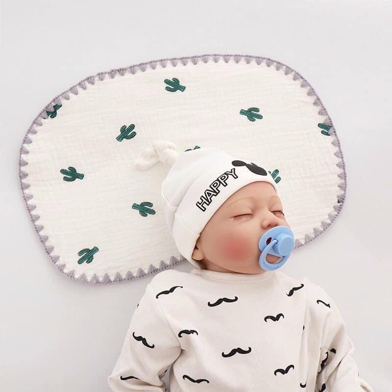 Gối xô sợi tre mịn 10 lớp cho bé - hanzomart