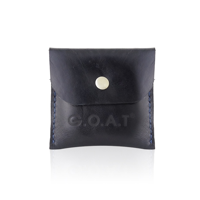 Móc khóa Da thật GOAT K0009 màu xanh đen