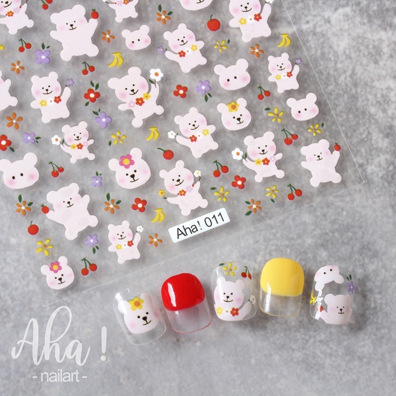 Sticker aha, JO, sticker phong cách hàn Quốc