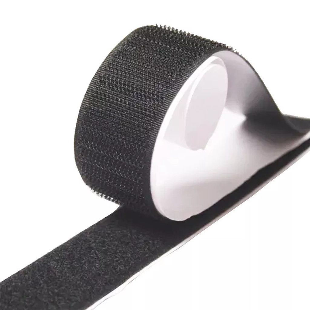 Băng dán lông gai mặt mặt sau có keo, băng Velcro dán xé, băng dính gai , khóa nhám có keo dán (bán theo m dài)