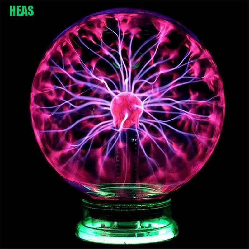 HEAS Glass Plasma Light Đèn bàn lớn Hình cầu Đèn ngủ Touch US